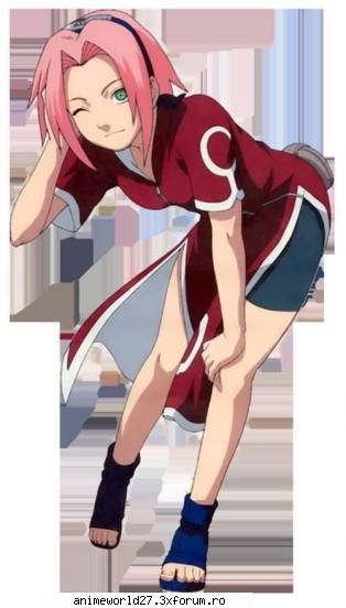 Sakura - kum a zis kakashi-sensei...sakura..fata q mintea - Naruto